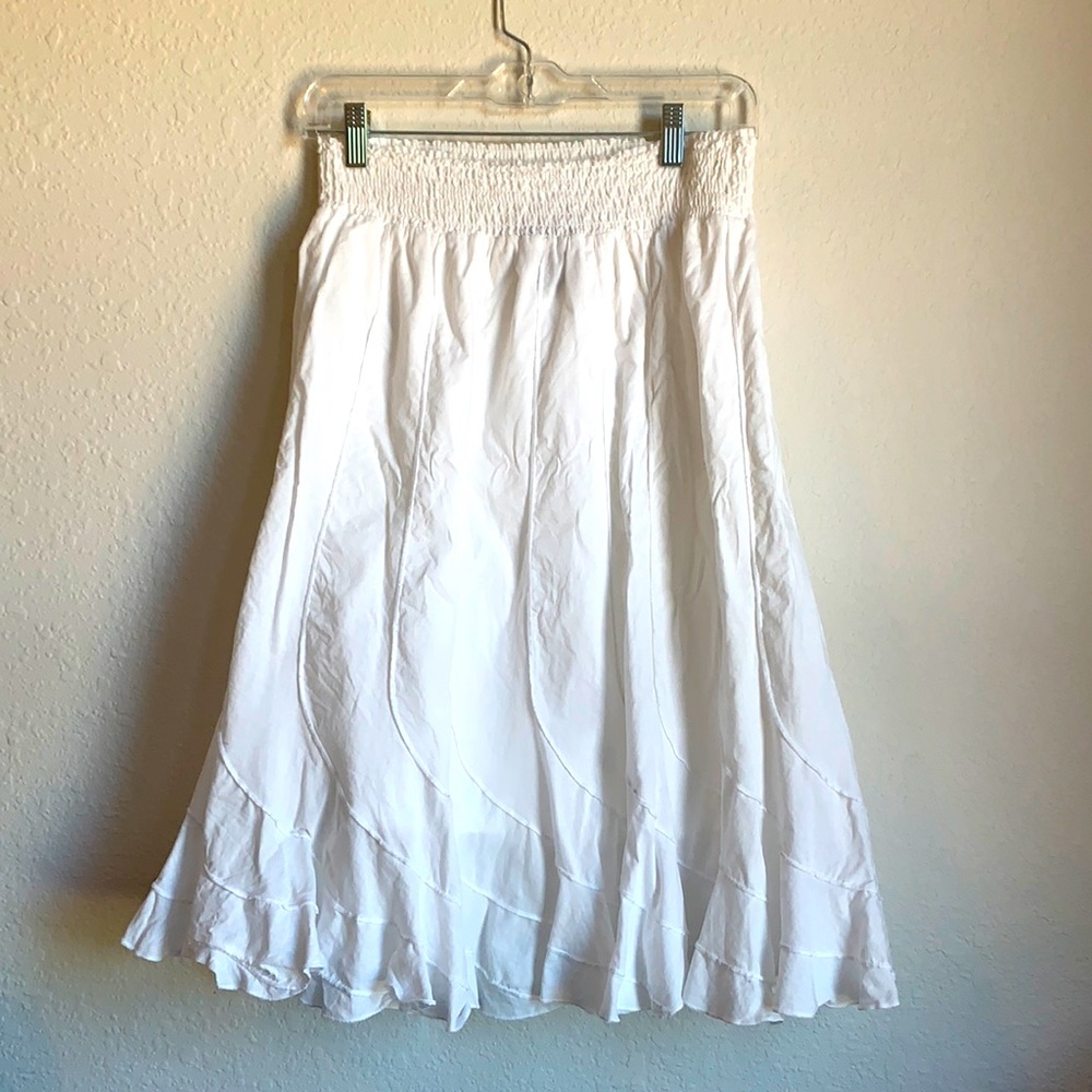 White cotton skirt